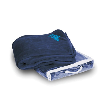 Coral Fleece Blanket Bottle Combo Set