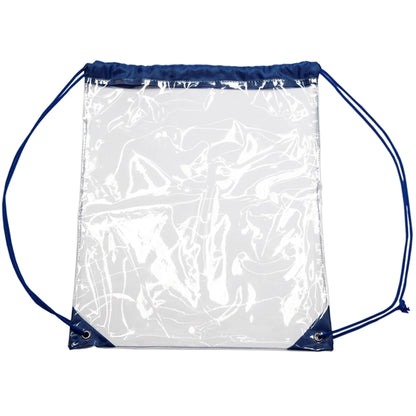 Clear PVC Drawstring Backpack w/ Matching Cinch Bag