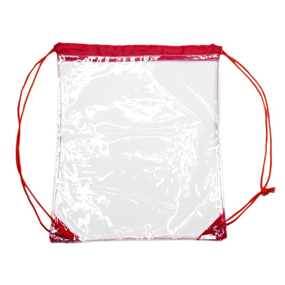 Clear PVC Drawstring Backpack w/ Matching Cinch Bag