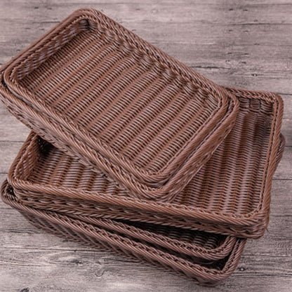 13.8" wicker fruit basket
