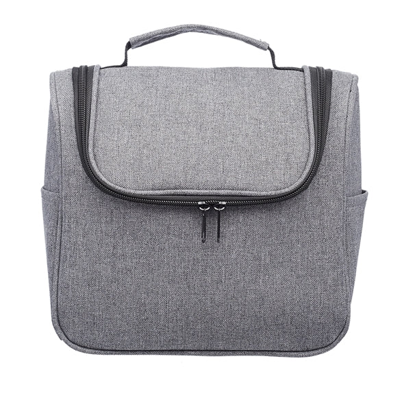 Large Heather Toiletry Bags w/ Side Pockets