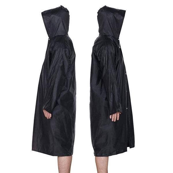 EVA Rain Poncho with Hoods and Sleeves