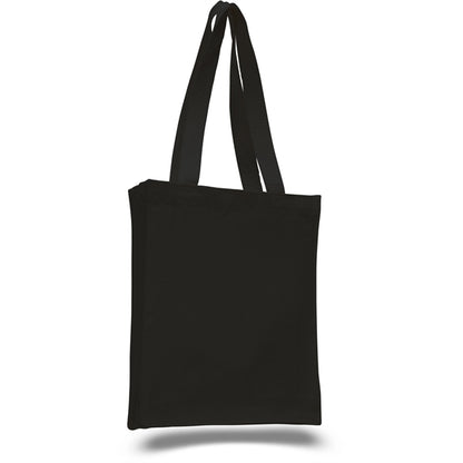 12 Oz. Compact Convention Cotton Canvas Tote Bag (10" x 12")