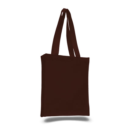 12 Oz. Compact Convention Cotton Canvas Tote Bag (10" x 12")