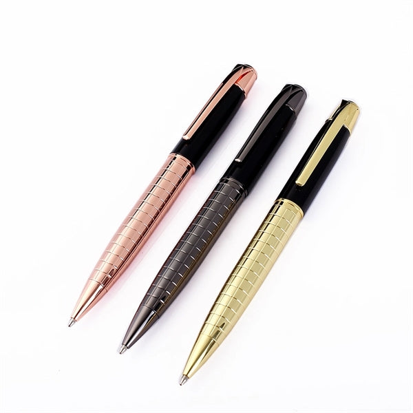 Metal Rotary Plating Engraved Ballpoint Pen