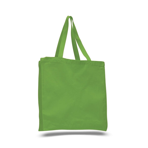 12 oz.Classic Book Tote Bags w/ Gusset Canvas (14"X15"X4")