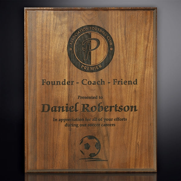 Kodiak Walnut Laser Plaque 12 x 15