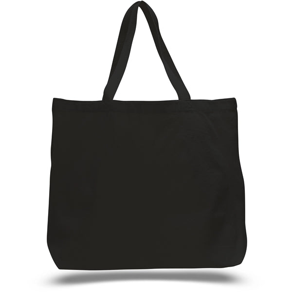 7 oz. Cotton Canvas Jumbo Grocery Tote Bag (20" X 15")
