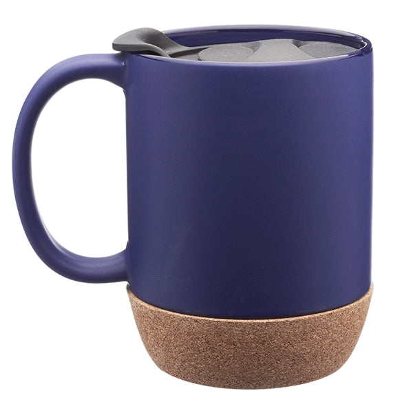 13 oz. Barista Ceramic Custom Mug with Cork Bottom
