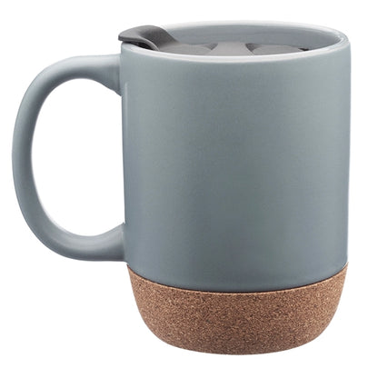 13 oz. Barista Ceramic Custom Mug with Cork Bottom