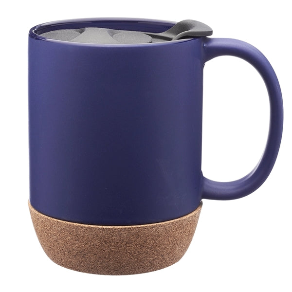 13 oz. Barista Ceramic Custom Mug with Cork Bottom