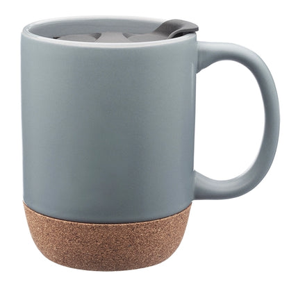 13 oz. Barista Ceramic Custom Mug with Cork Bottom