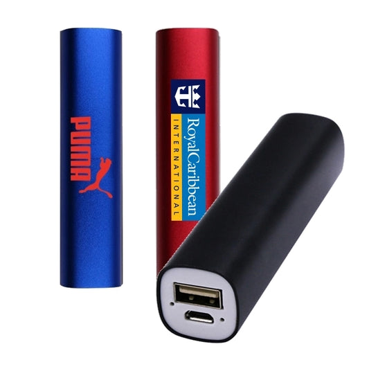 2200 mAH Aluminum Power Bank w/ Chamfer Edge