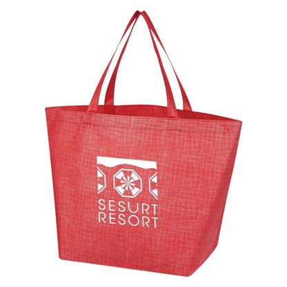 Crosshatch Non-Woven Tote Bag