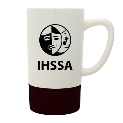 18 oz. Silicone Base Ceramic Dishwasher-Safe Mug with Handle