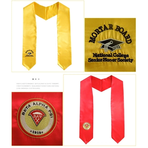Custom Embroidery Graduation Stoles
