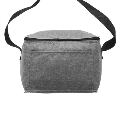 6 Pack Insulated Heathered Lunch Bag