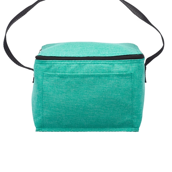 6 Pack Insulated Heathered Lunch Bag