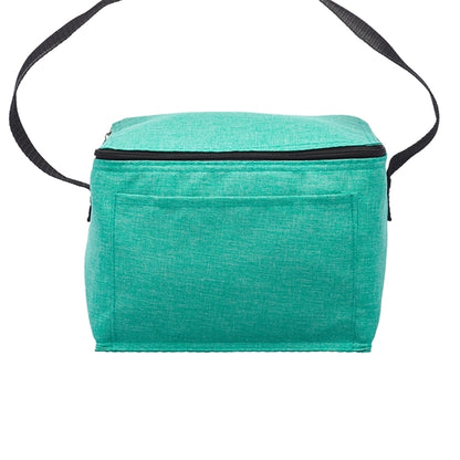 6 Pack Insulated Heathered Lunch Bag