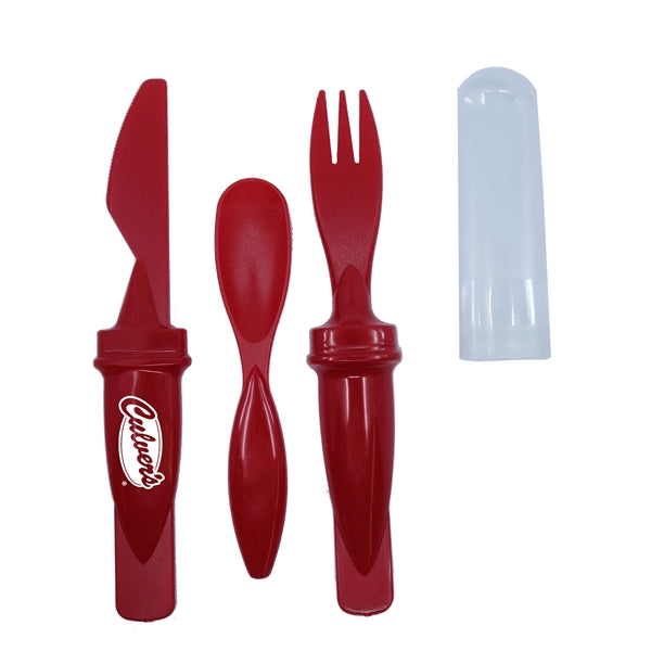 3 Piece Plastic Cutlery Set