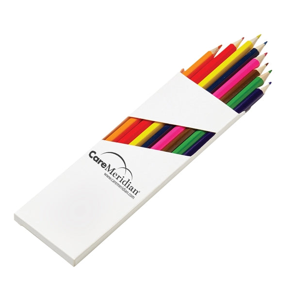 Eight-Color 7" Wooden Pencil Set in White Box