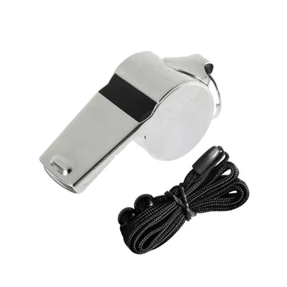 Metal Whistle With Lanyard