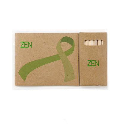 Awareness Ribbon Adult Coloring Book & 6-Color Pencil Set