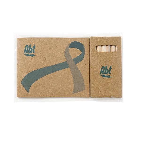Awareness Ribbon Adult Coloring Book & 6-Color Pencil Set