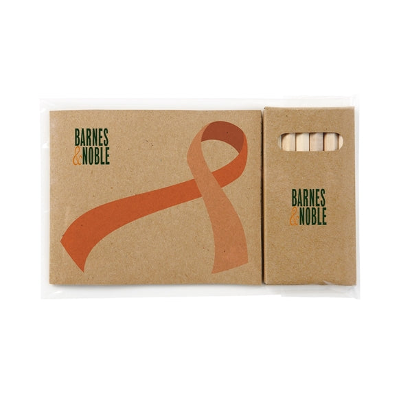Awareness Ribbon Adult Coloring Book & 6-Color Pencil Set