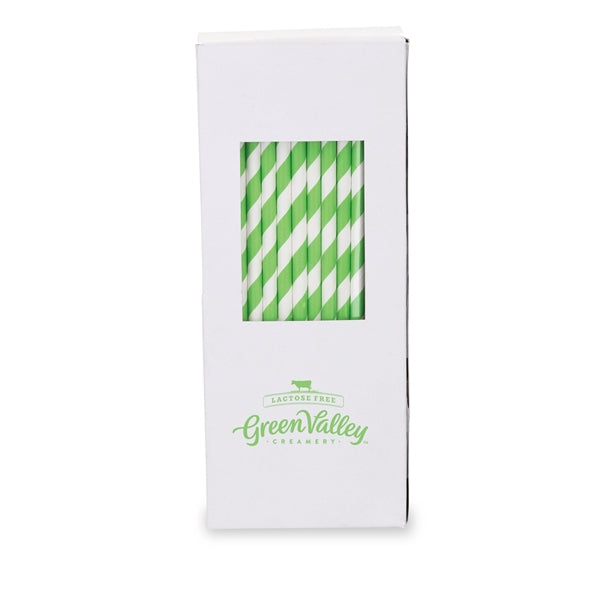 100-PC Paper Straws with Box