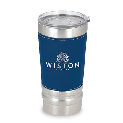 Sophisticate 20 oz. Laser Engraved Leatherette Wrap Tumbler