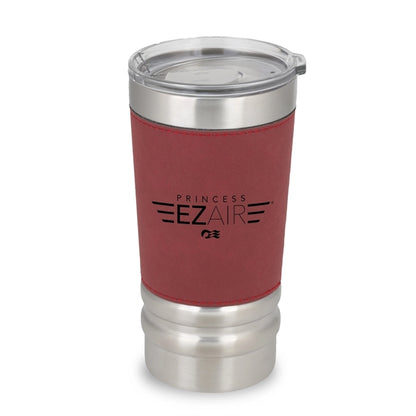 Sophisticate 20 oz. Laser Engraved Leatherette Wrap Tumbler