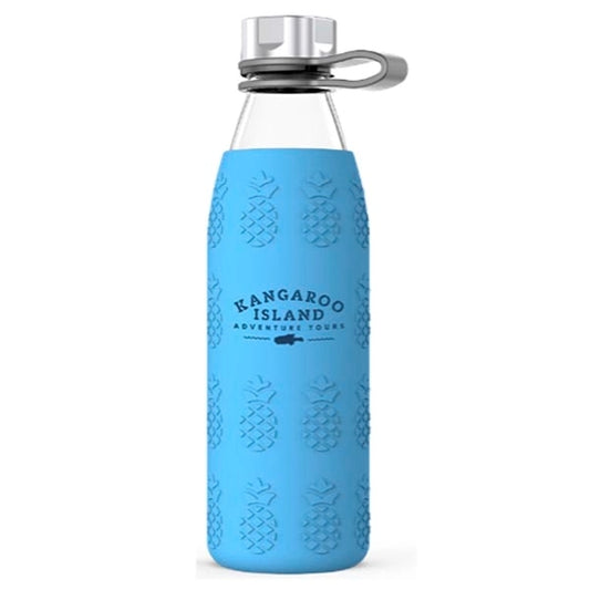 Beleza 20oz. Glass Bottle With Pineapple Silicone Sleeve
