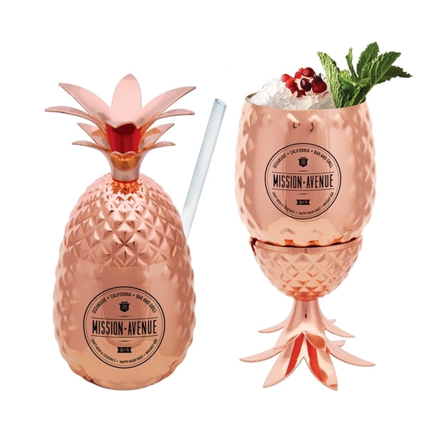 Pineapple 14oz. Stainless Cup w/ Lid