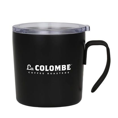 Prospector 12oz. Stainless Steel Mug w/ Clear Lid