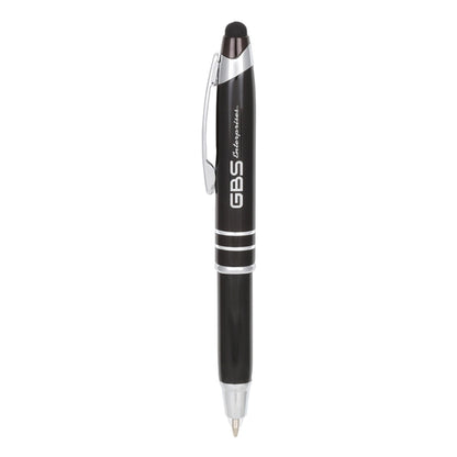 Torch 2 LED Light+Stylus Metal Ballpoint