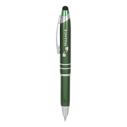 Torch 2 LED Light+Stylus Metal Ballpoint