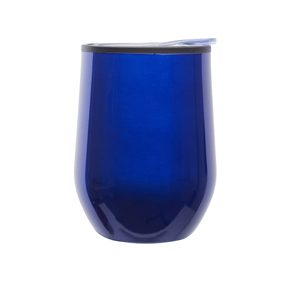 12 oz. Shelby Stemless Wine Glass with lid