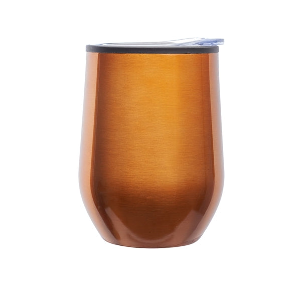 12 oz. Shelby Stemless Wine Glass with lid