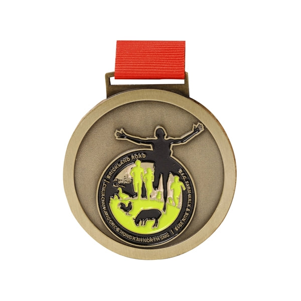 Medallion w 1.5" Ribbon