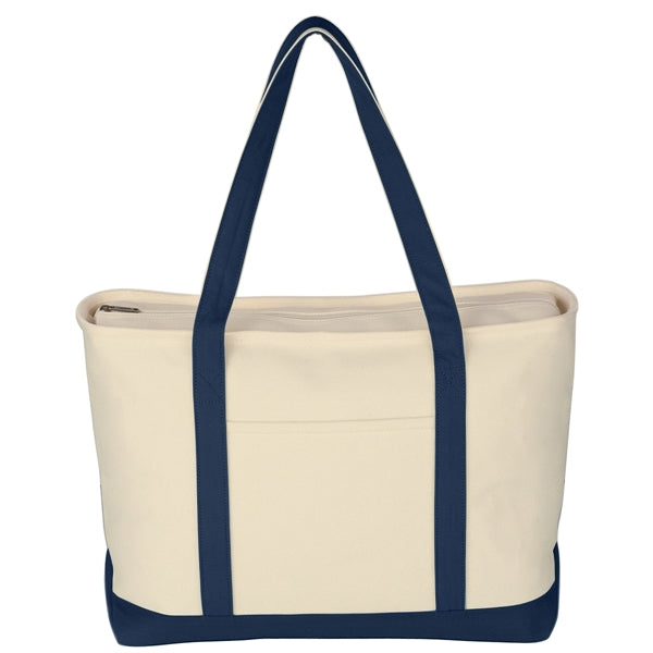 Large Starboard Cotton Canvas Tote Bag