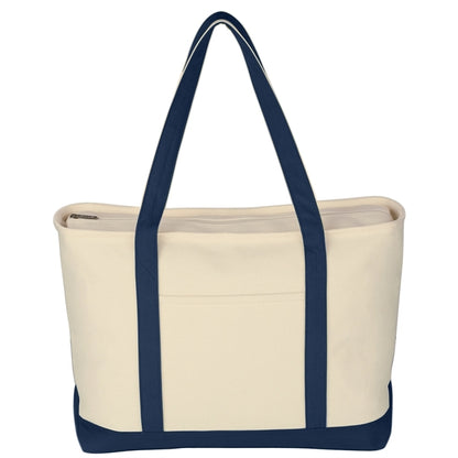 Large Starboard Cotton Canvas Tote Bag