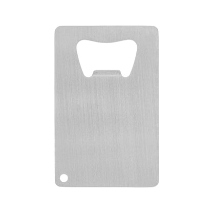 Credit Card Brushed Finish Bottle Opener