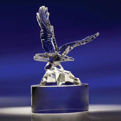 Soaring Eagle 24% Lead Crystal Award