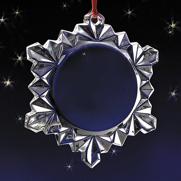 Snowflake Glass Ornament