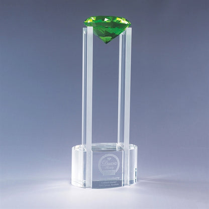 Sky Diamond Optic Crystal Award