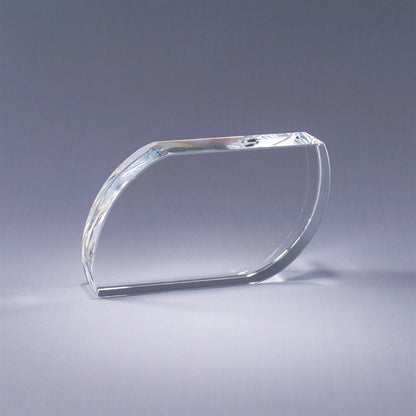 Leaf Optic Crystal Paperweight