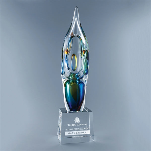 Illusion Art Glass Crystal Award