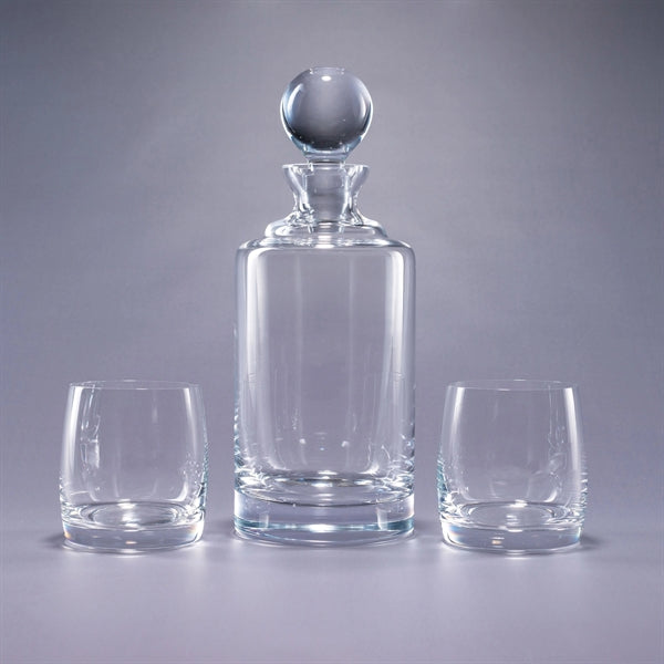 Uptown/Meridian 3 Piece Crystal Barware Gift Set