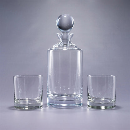 Uptown/Deluxe 3 Piece Crystal Barware Gift Set